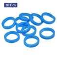 thumbnail image 3 of Uxcell 28mm Silicone Identifier Coding Tags Sleeve Key Cap Rings Cover, Blue 10 Pack, 3 of 6