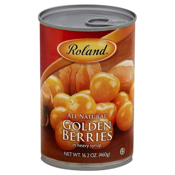 Roland Golden Berries in Heavy Syrup, 16.2 oz