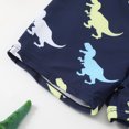 thumbnail image 6 of Baby Swimsuit Kids Toddler Boys Dinosaur Print Long Sleeve Swimsuit Quick Dry Breathable Sun Protection Swimwear Toddler Swimsuit Blue 6 Years-7 Years, 6 of 7