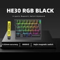 thumbnail image 2 of Teclado Mecánico HE30 de una Mano, 29 Teclas, Interruptor Magnético, Velocidad Inteligente, Disparador Rápido, Teclado para Juegos de Deportes Electrónicos, para Gamers B, 2 of 5