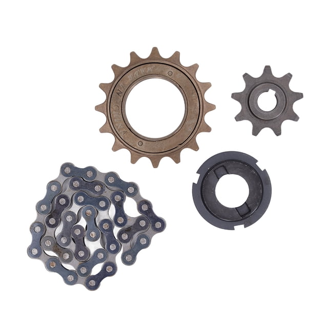 Bike Freewheel Chain Sprocket Set, Forging Process Exquisite Workmanship 410 16 Tooth Freewheel Anti Deformation for Riding