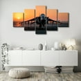 thumbnail image 4 of TISHIRON 5PCS Framed Canvas Wall Art Set,60"x32" AV-8B Harrier Fighter Jets Canvas Art Decor, 4 of 7