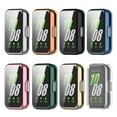 thumbnail image 4 of Flmtop 1PC Smartwatch Cases Ultralight Easy Installation Watch Screen Protector with TPU Scratch-Proof Watch Cases Impact Resistant Case Watch Face Covers Compatible with SamsungGalaxy Fit 3, 4 of 10