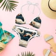 thumbnail image 6 of Swan Swimsuit Women Bikinis: Detachable Sponge Adjustable Strap Bikini Set Two-Pack Beach Pool Vacation., 6 of 6