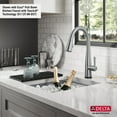 thumbnail image 2 of Delta 95B9031-17S-SS Rivet 17” Workstation Bar/Prep Kitchen Sink Undermount 16 Gauge, 2 of 7