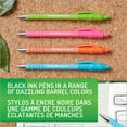 thumbnail image 3 of Paper Mate FlexGrip Ultra Ballpoint Pens, Medium Point (1.0 mm), Retractable, Black Ink, Assorted Barrel Colours, 4 Count, 3 of 5