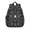 Moon and Leaf, variant on Snake and Hand Gothic Pattern Backpack for School, Cute School Bag with Adjustable Shoulder Straps and Padded Back, 15"x11.42"x5.5"