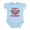 Sky Blue, variant on CafePress - 100% Sweet Watermelon Infant Bodysuit - Baby Light Bodysuit, Size Newborn - 24 Months