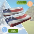 thumbnail image 5 of HUIACONG USA Flag Universal Fit Golf Cart Seat Covers 2 Pack, Washable Anti-Slip Portable Golf Cart Seat Cover for Club Car Bench Seats Club Car Precedent, 5 of 7