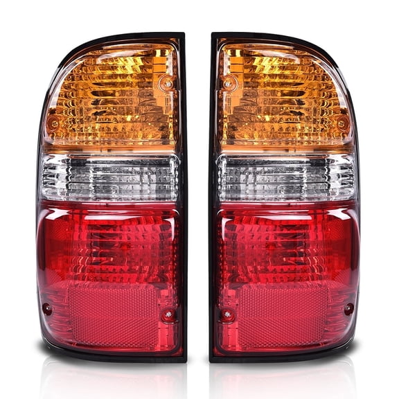 PIT66 Tail Lights Assembly Left&Right Side w/bulbs Fit for Toyota Tacoma 2001 2002 2003 2004