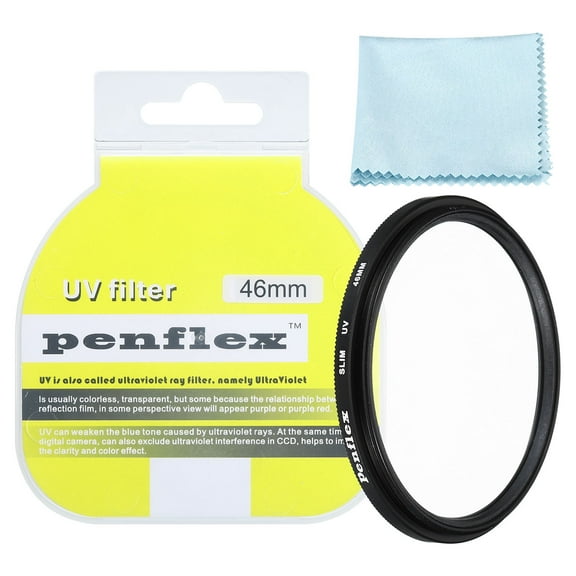 Uxcell 46mm UV Filter, 1 PCS Protection Filter Camera Lens Filter Aluminum Optical for 46mm Camera Lens Filter