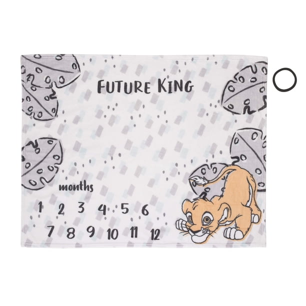 Manta para bebé Disney Lion King Simba Milestone supersuave
