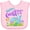 AD-Pink, variant on Inktastic Happy Easter Blue Bunny and Eggs in Grass Boys or Girls Baby Bib