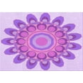 thumbnail image 1 of Ahgly Company Machine Washable Indoor Rectangle Transitional Blossom Pink Area Rugs, 2' x 4', 1 of 7