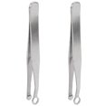 thumbnail image 4 of FLAMEEN Universal Nose Hair Trimming Tweezers,Nose Hair Trimming Tool,2Pcs Nose Hair Tweezers Waterproof Simple Painless Safe Design Safety Protection Stainless Steel Nose Hair Tweezers, 4 of 8