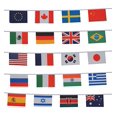 thumbnail image 1 of In the Breeze Chaîne de Drapeaux Internationaux, 1 of 1