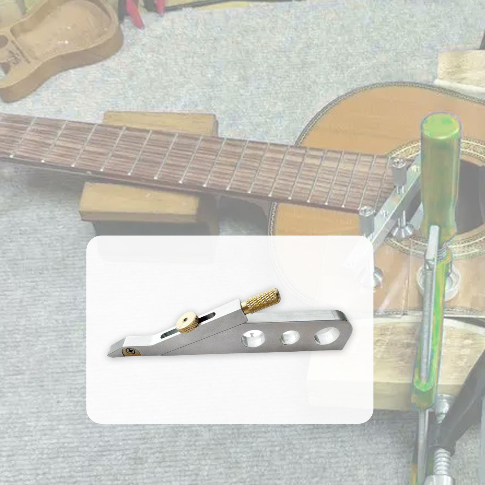 Dualoai Guitar Nut Scrbe Tool Repair Tool,Compact,Portable,Lightweight,Professional Metal Accessories Classical Instruments Making