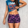 thumbnail image 3 of Rocae Purple Dreamcatcher for Women's Quick-Dry Running Shorts,Ladies Active Athletic Apparel Yoga Workout Gym Running Volleyball Spandex Shorts-Small, 3 of 8