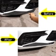 thumbnail image 4 of TINKI Soft Carbon Fiber Front Bumper Bottom Corner Trim Sticker Compatible with Chevrolet Corvette C8 2020-2023, Front Bumper Lip Panel Decoration Sticker, 4 of 7