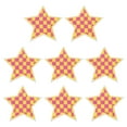 thumbnail image 1 of Uxcell 8 Pcs Parches Bordados en Forma de Estrella para Planchar, Apliques Bordados, Parches para Chaquetas, Colección de Denim, Ropa, Vestidos, Sombreros, Jeans, Accesorio de DIY, Amarillo/Rojo Rosa, 1 of 6