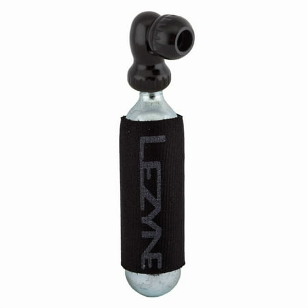 Lezyne Twin Speed Drive CO2 Inflator with 16g Cartridge, Black