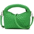 thumbnail image 1 of LHSHID Women Woven Tote Small Crossbody Bag, Weave Quilted Purse Square Shoulder Bag Woven Handbag with Detachable Strap, 1 of 7
