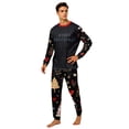 thumbnail image 2 of Lvotionpl 2026 Matching Family Christmas Pjs, Matching Christmas Pajamas Long Sleeve Top & Pants Set Matching Holiday Family Pajama Xmas Sets, 2 of 5