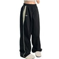 thumbnail image 2 of ShiShine Women's Wide Leg Sweatpants Baggy Track Pants Cool Sweatpants, 2 of 6