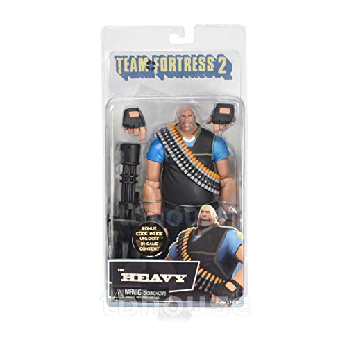 Team Fortress 2 The Heavy Blue Blu Version 7 Action Figure Series 2 NECA 45067