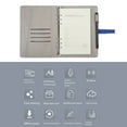 thumbnail image 3 of Stylo Intelligent, Planificateur de Journal Synchronisation en Temps Réel avec Fonction AI/travail Professionnel Compatible avec Carnet Doublé A5 Cuir Classeur Ai Professionnel Synchronisation Cuir avec App et Ios, 3 of 7