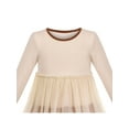 thumbnail image 4 of Girls Dress Tee Shirt Layered Cake Tulle Skirt Ruffle Long Sleeve 4 Years, 4 of 6