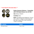 thumbnail image 2 of Engine Harmonic Balancer - Compatible with 1995 Buick Riviera 3.8L V6 VIN 1, 2 of 2