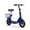 Blue, variant on SAY YEAH Electric Scooter,Foldable Electric Scooter for Adults with Seat,20MPH Top Speed,12" Tires,Black