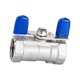 thumbnail image 4 of Válvula de cierre de agua con manija en T, válvula de bola de cierre de puerto completo, rosca hembra NPT recta, accesorios de plomería para tuberías 127 mm, 4 of 8