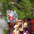 thumbnail image 6 of Christmas Is Here Decorative Wooden Clip-on Ornaments Set of 6 by G. Debrekht - Christmas Decor - 8090028C-S6, 6 of 11