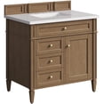 thumbnail image 3 of James Martin Vanities 655-V36-BW-3WZ Brittany 36" Free Standing Single Basin Poplar Wood, 3 of 7