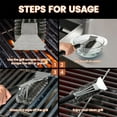 Baetikot Deluxe BBQ Bristles Grill Cleaning Brush Scraper Safe Stainless Steel Barbecue Clean