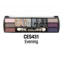 LA Colors Day To Night 12-Color Eyeshadow Palette, Evening