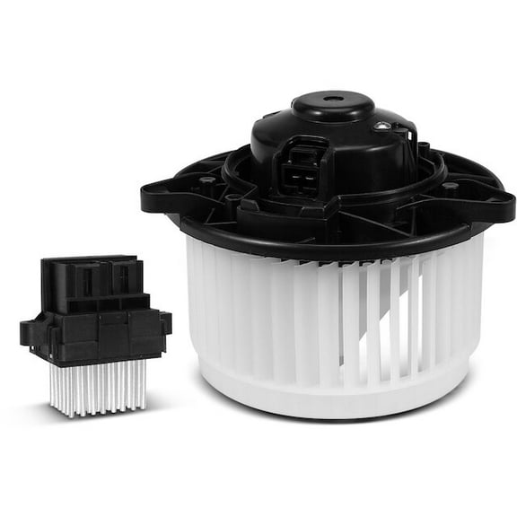 Front HVAC Blower Motor and Resistor Kit 2 - Compatible with 2010 - 2016 Cadillac SRX 2011 2012 2013 2014 2015