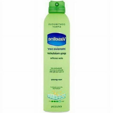 Vaseline Spray and Go Moisturizer in Aloe Fresh Soothing Hand & Body Lotion, 6.5 Ounces