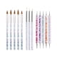 thumbnail image 3 of Juego de 13 pinceles para decoración de uñas, bolígrafos para puntear uñas para manicura de esmalte de Gel de salón, 3 of 9