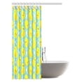 thumbnail image 2 of MYPOP Nursery Decor Shower Curtain, Cute Happy Baby Rubber Duck and Bubbles Cartoon Pattern Childhood Kids Decor Animal Art Fabric Bathroom Shower Curtain with Hooks, 48 X 72 Inches, 2 of 3