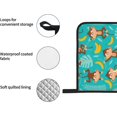 thumbnail image 5 of Monkey Oven Mitts and Pot Holders 4 Pcs Sets for Kitchen, Cooking Gloves Heat Resistant Oven Mitt Gloves Non Slip Potholders BBQ Gloves for Baking, Grilling, BBQ, 5 of 6