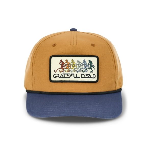 Grateful Dancing Skeleton Men's Snapback Sport Hat, Grateful Dead