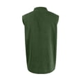 thumbnail image 5 of Mens Sleeveless Shirt Quarter Zip Muscle Tank Top Washed Vintage Shirts Chest Pocket Casual Retro Summer Top, XL, 5 of 5