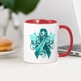 thumbnail image 3 of CafePress - I Wear Teal For My Daughter Mug - 11 oz Ceramic Mug - Novelty Coffee Tea Cup, 3 of 4