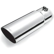 Stainless Single Wall Angle Exhaust Tip