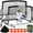 Black Gray-4 ft x 3 ft, variant on Soccer Goal Goals For Backyard Set 2 Pack Of Portable Pop Up Net With Ball Cones Complete Equipment Outdoor Sports Games
