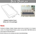 Rosnek Stretch Cushion Cover Sofa Cushion Furniture Protector Sofa Seat