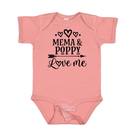 

Inktastic Mema and Poppy Love Me Gift Baby Girl Bodysuit